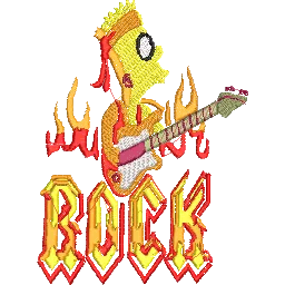 Simpsons  25 - Embroidery Design - FineryEmbroidery