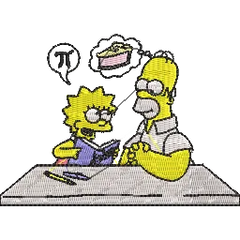 Simpsons  6 - Embroidery Design - FineryEmbroidery