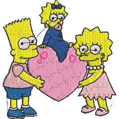 Simpsons  7 - Embroidery Design - FineryEmbroidery