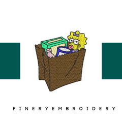 Simpsons  8 - Embroidery Design - FineryEmbroidery