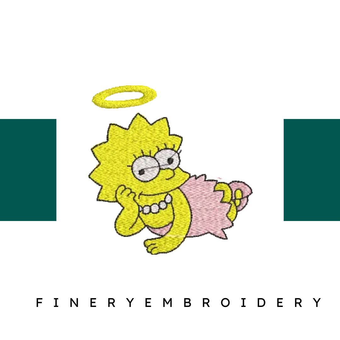 Simpsons  9 - Embroidery Design - FineryEmbroidery