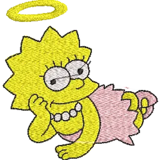 Simpsons  9 - Embroidery Design - FineryEmbroidery