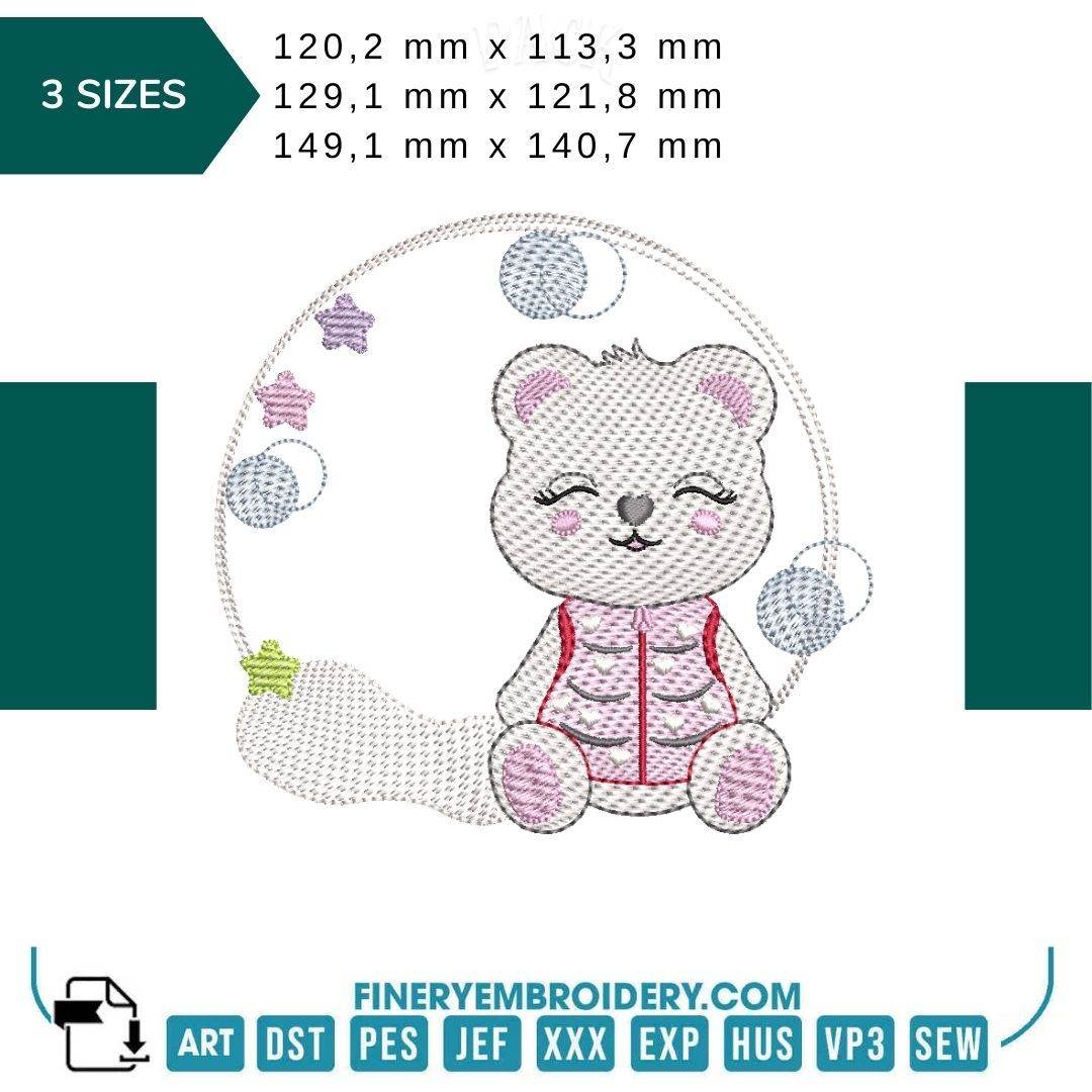 Sleepy Bear Dreams Collection - Embroidery designs - FineryEmbroidery