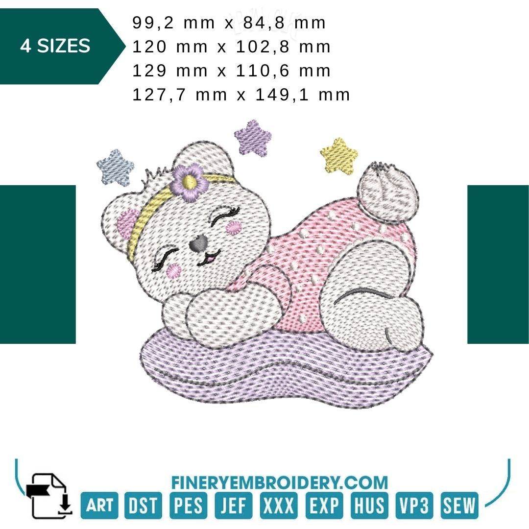 Sleepy Bear Dreams Collection - Embroidery designs - FineryEmbroidery