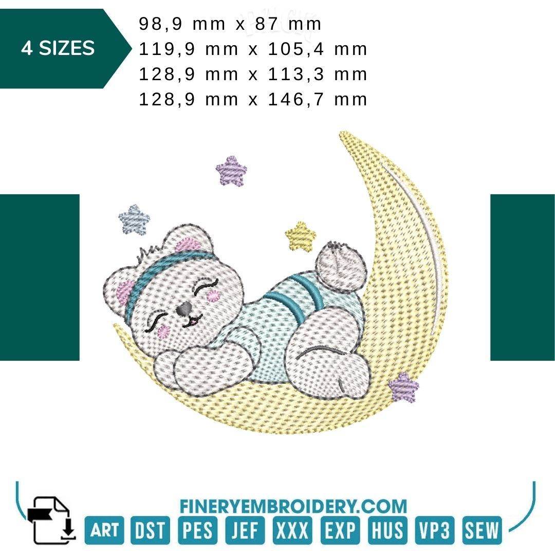 Sleepy Bear Dreams Collection - Embroidery designs - FineryEmbroidery