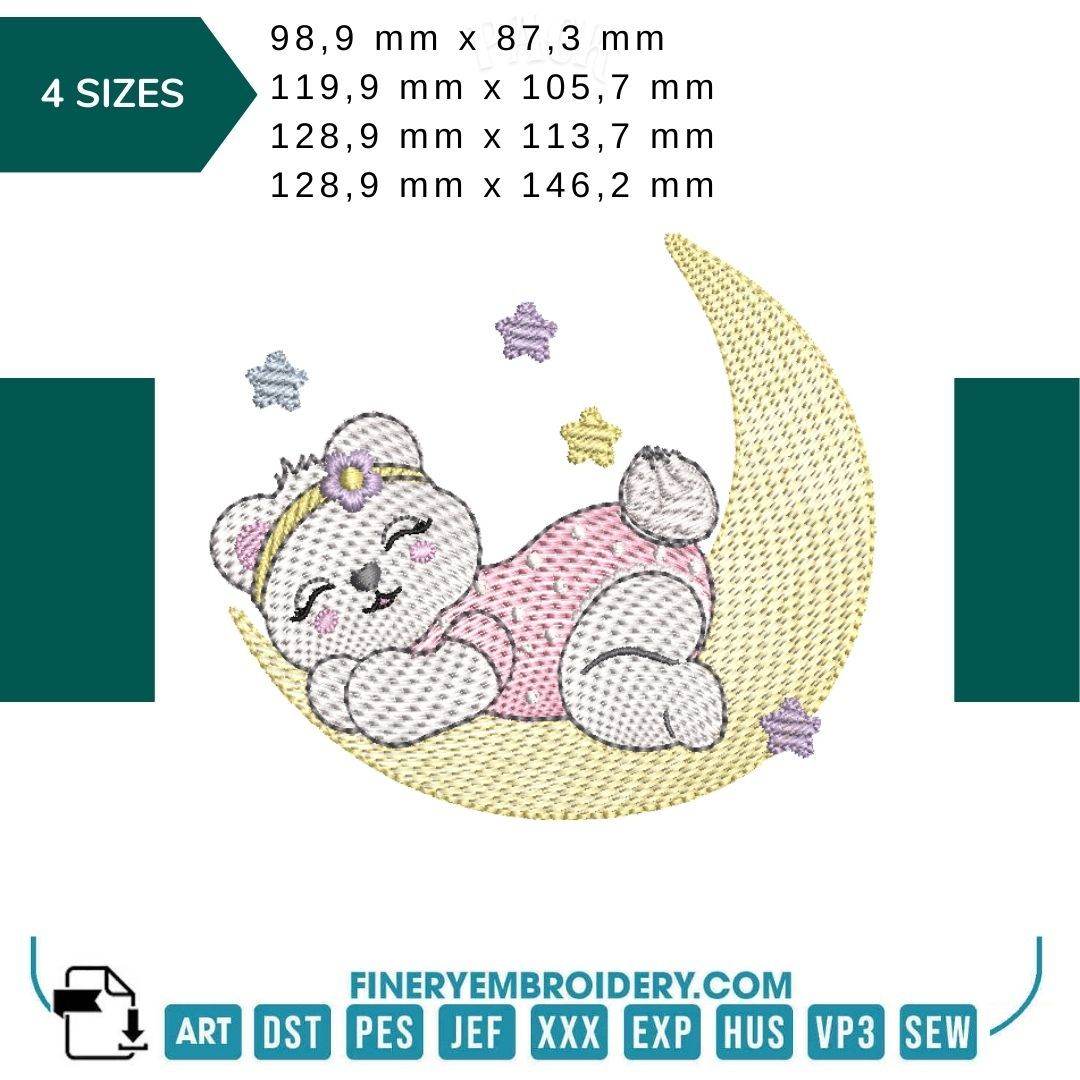 Sleepy Bear Dreams Collection - Embroidery designs - FineryEmbroidery