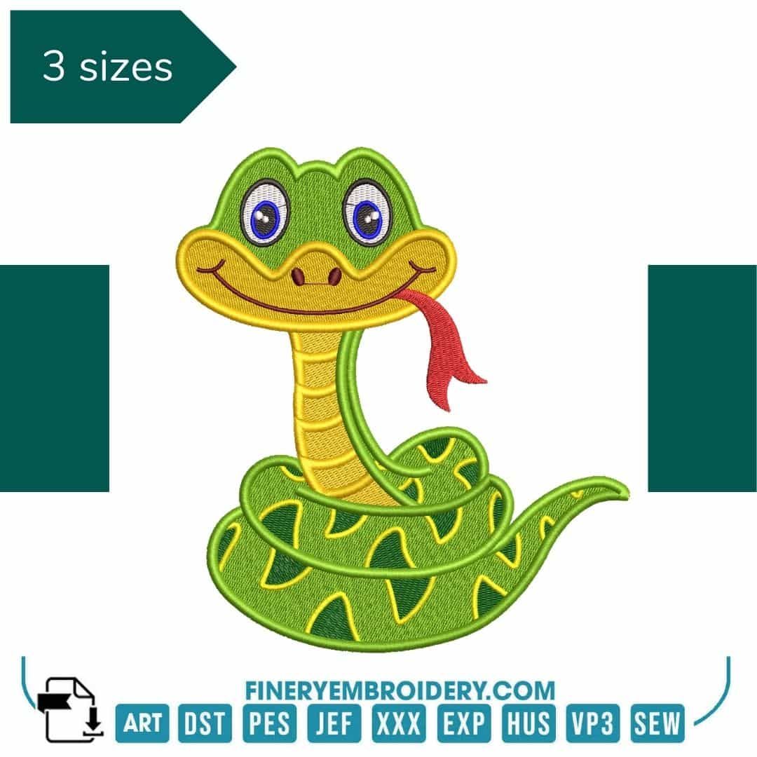 Snake Fill  - Embroidery Designs - FineryEmbroidery