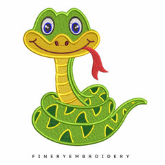 Snake Fill  - Embroidery Designs - FineryEmbroidery