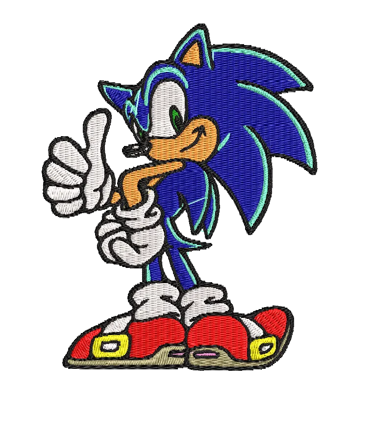 Sonic Forces - Pack of 23 Designs - Embroidery Designs FineryEmbroidery