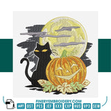 Spooky Pumpkin Halloween Embroidery Pack - FineryEmbroidery