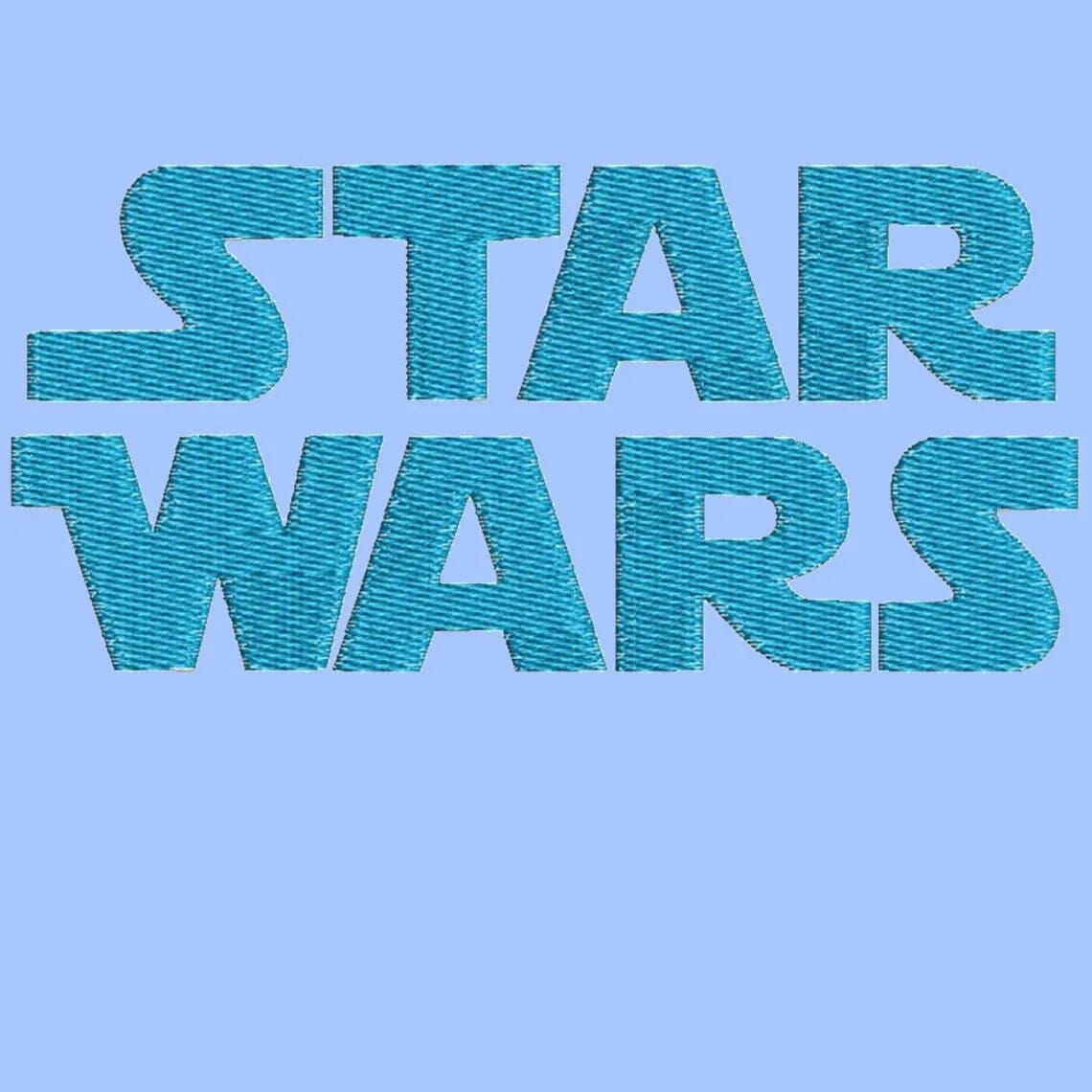 Star Wars Embroidery alphabet Font Set - FineryEmbroidery