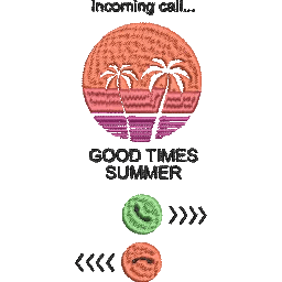 Summertime-the-Summer-is-Calling - Embroidery Design - FineryEmbroidery