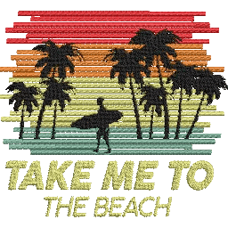 Take-Me-to-the-Beach - Embroidery Design - FineryEmbroidery