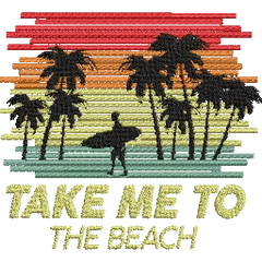 Take-Me-to-the-Beach - Embroidery Design - FineryEmbroidery