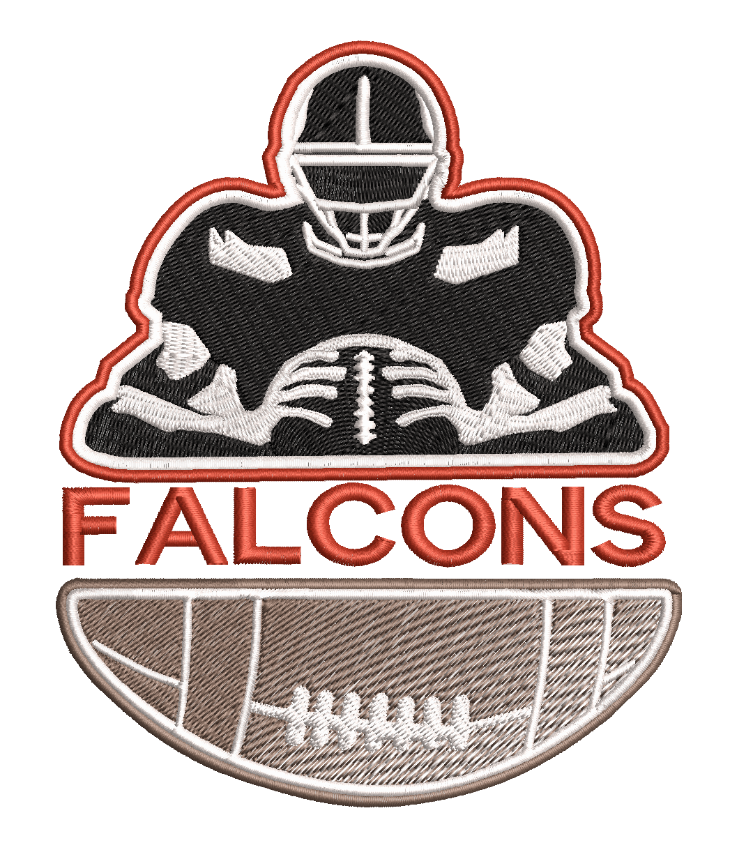 Tampa Bay Buccaneers Team Player : Embroidery Design - FineryEmbroidery