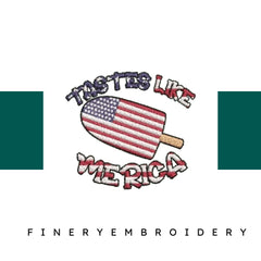 Tastes-Like-Merica-Ice-Cream - Embroidery Design - FineryEmbroidery