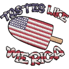 Tastes-Like-Merica-Ice-Cream - Embroidery Design - FineryEmbroidery