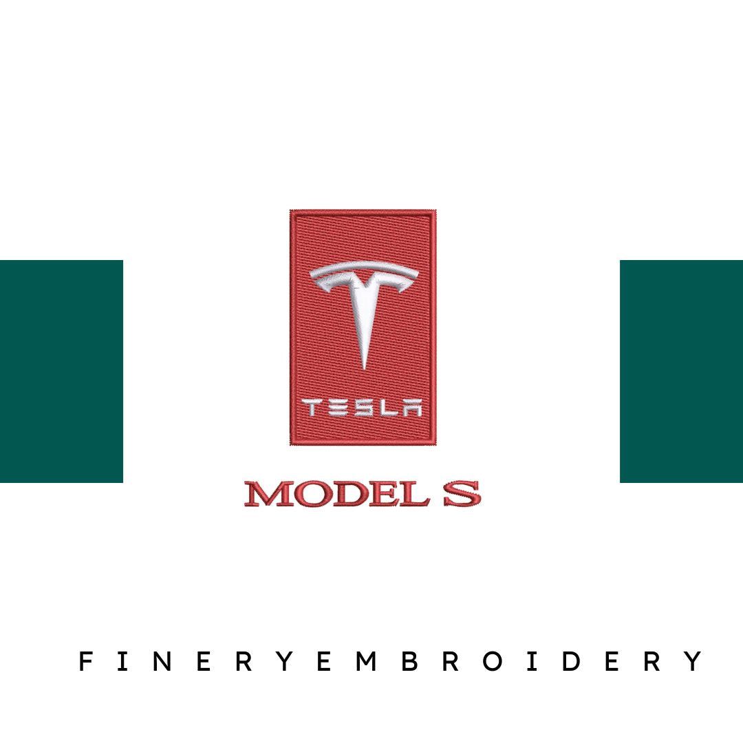 Tesla Embroidery Design - FineryEmbroidery