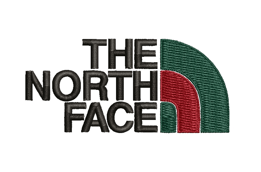 The North Face Red - Embroidery Design FineryEmbroidery