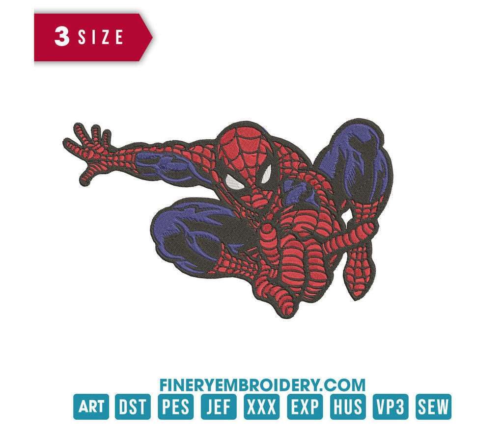 The Amazing Spiderman- Embroidery Design - FineryEmbroidery