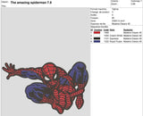 The Amazing Spiderman- Embroidery Design - FineryEmbroidery