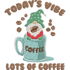 Todays-Vibe-Coffee - Embroidery Design - FineryEmbroidery