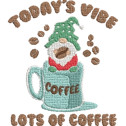 Todays-Vibe-Coffee - Embroidery Design - FineryEmbroidery