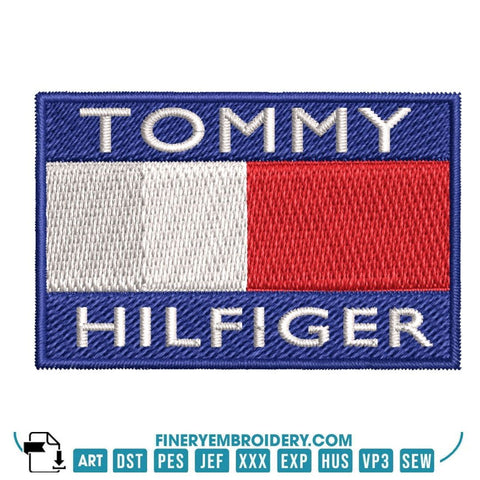 Tommy Hilfiger Embroidery Designs - Logo Pack 8 designs – FineryEmbroidery