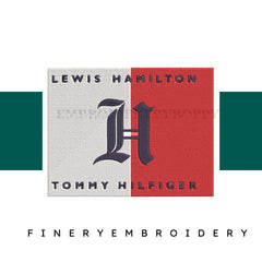 Tommy Hilfiger Lewis - 2 sizes - Embroidery Design - FineryEmbroidery