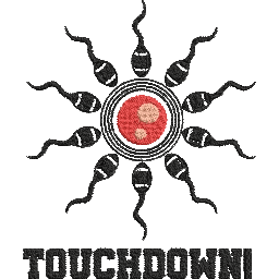 Touch-Down-Funny-Football-Fathers - Father Embroidery Design - FineryEmbroidery