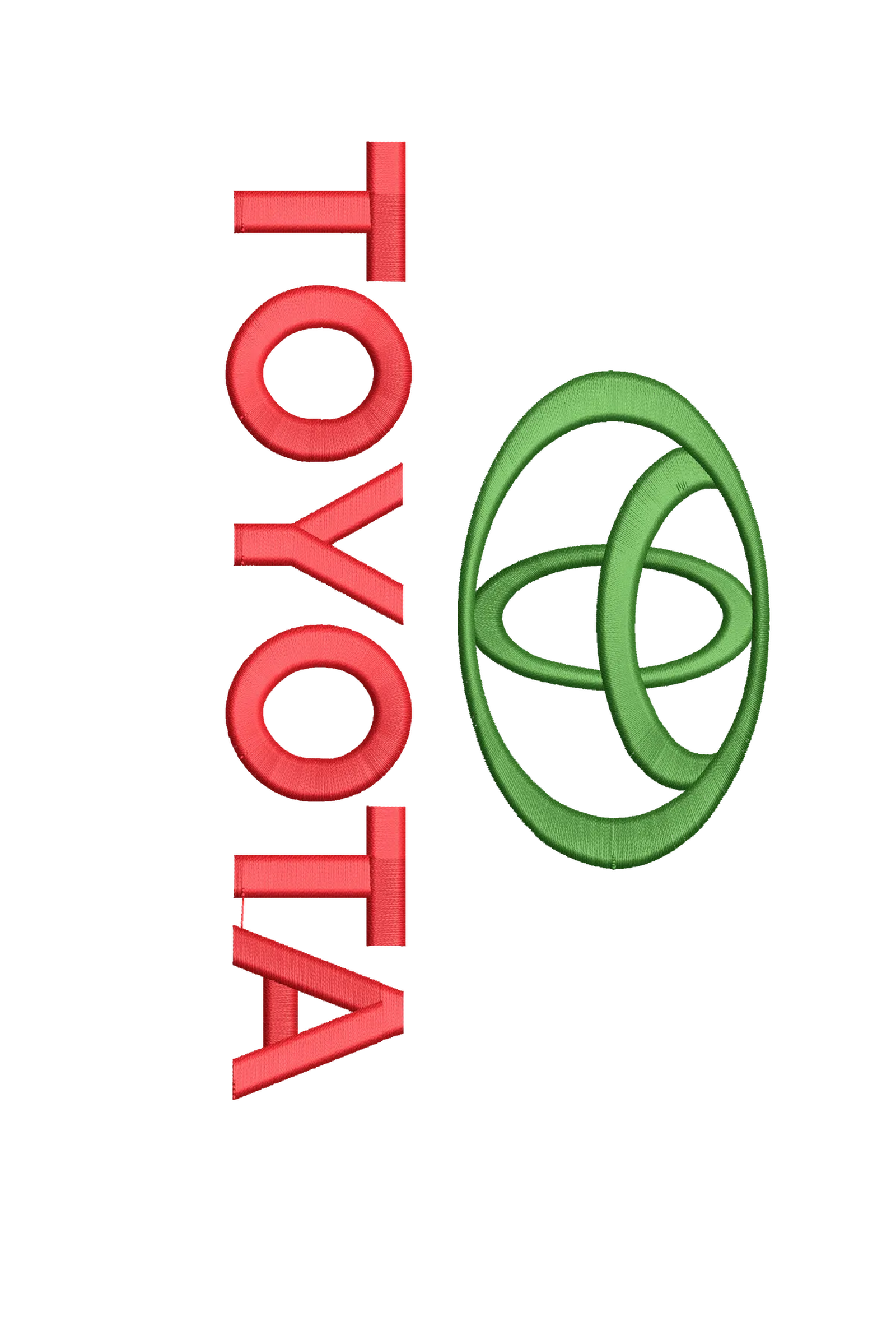 Toyota 2 - Embroidery Design - FineryEmbroidery