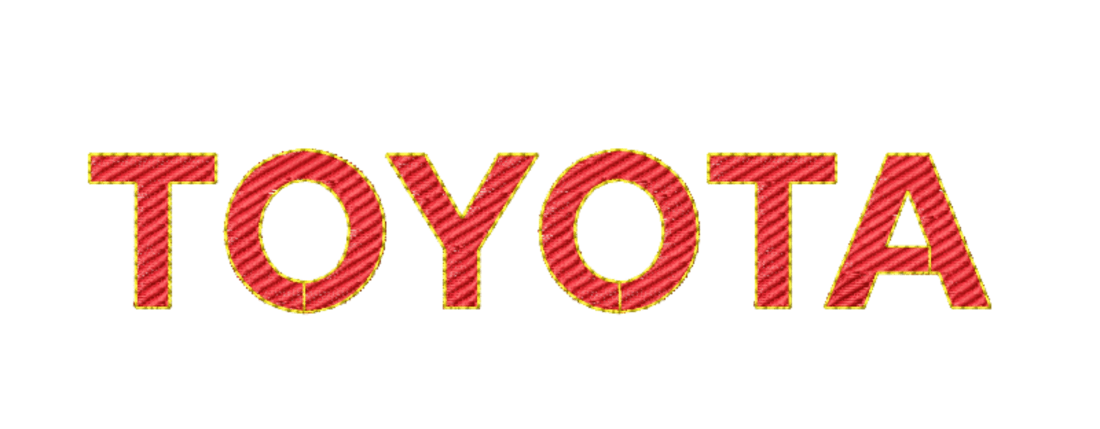 Toyota 4 - Embroidery Design
