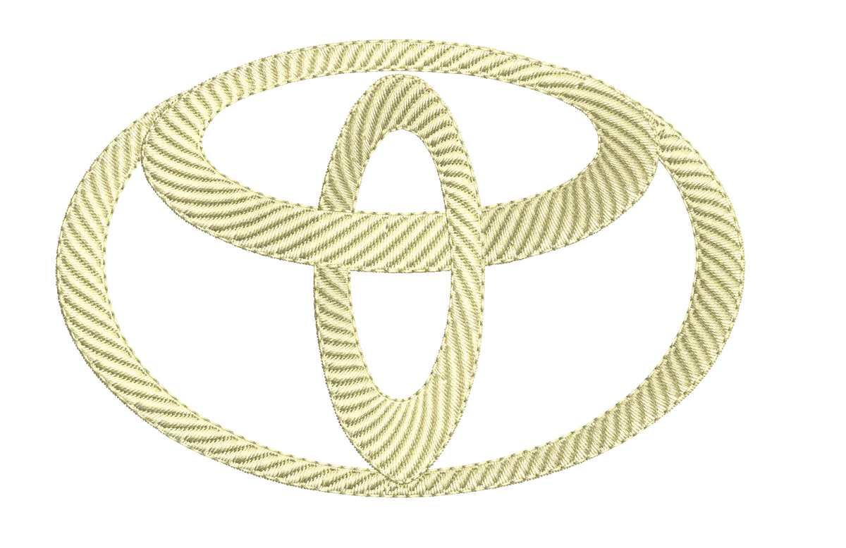 Toyota 5 - Embroidery Design - FineryEmbroidery