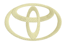 Toyota 5 - Embroidery Design - FineryEmbroidery