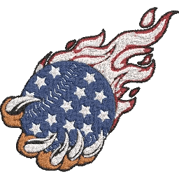 USA-Baseball-America-Flag - Embroidery Design - FineryEmbroidery