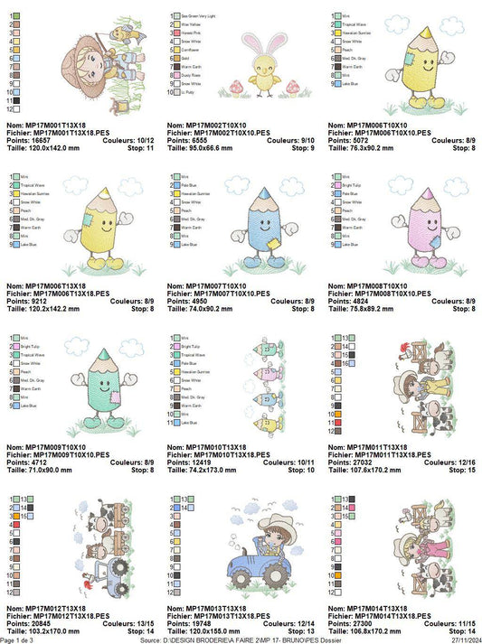 Ultimate Baby and Farm Embroidery Pack – 24 Designs in Multiple Sizes for Endless Creativity - FineryEmbroidery