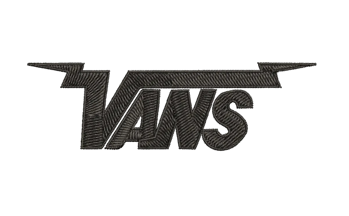 Vans round classic logo - Embroidery Design - FineryEmbroidery