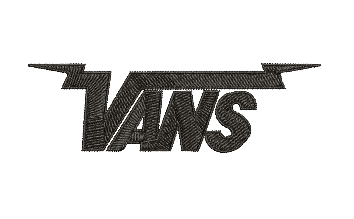 Vans round classic logo - Embroidery Design - FineryEmbroidery