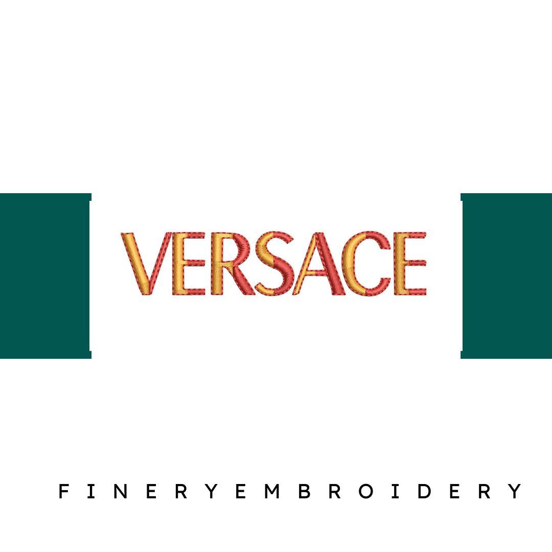 Versace  logo - Embroidery Design - FineryEmbroidery