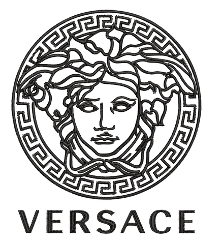 Versace medusa logo - Embroidery Design – FineryEmbroidery