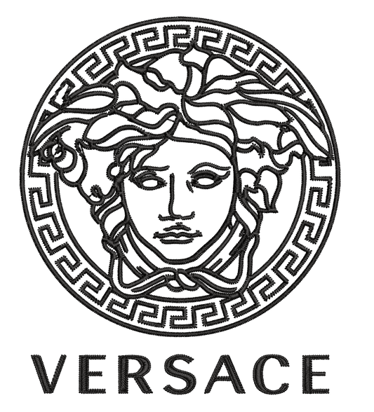 Versace medusa logo - Embroidery Design - FineryEmbroidery