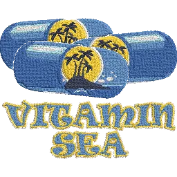 Vitamin-Sea-Ocean - Embroidery Design - FineryEmbroidery