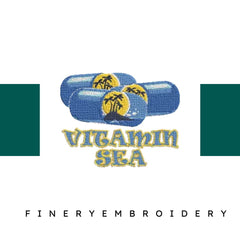 Vitamin-Sea-Ocean - Embroidery Design - FineryEmbroidery