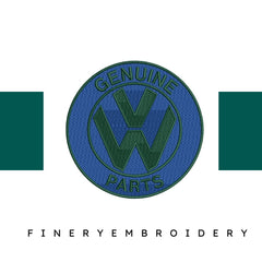 Volkswagen 5 - Embroidery Design - FineryEmbroidery