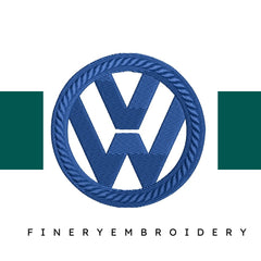 Volkswagen 9 - Embroidery Design - FineryEmbroidery