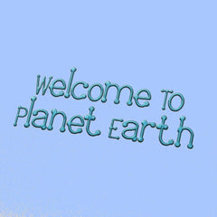 Welcome to Planet Earth Embroidery alphabet Font Set - FineryEmbroidery