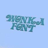 Wonka Embroidery alphabet Font Set