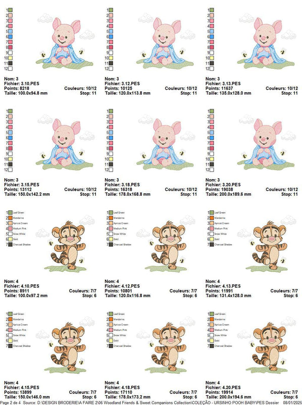 Woodland Friends & Sweet Companions Collection – 7 Designs - FineryEmbroidery
