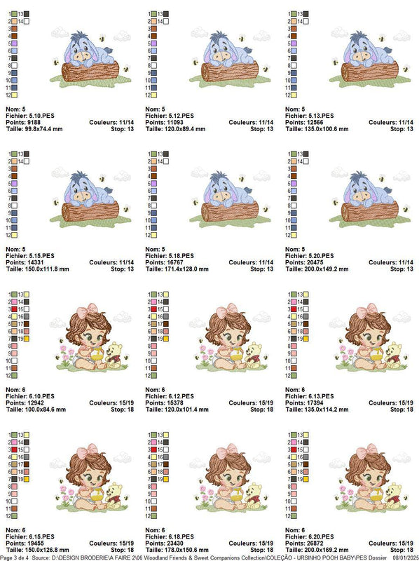 Woodland Friends & Sweet Companions Collection – 7 Designs - FineryEmbroidery