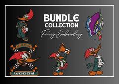 Woody Woodpecker- Pack of 42 Designs - Embroidery Design - FineryEmbroidery